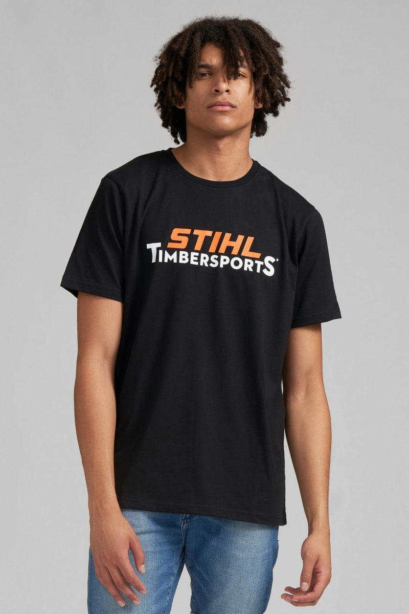 STIHL Timbersports Logo Black T-shirt - 0421 300 10