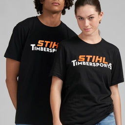 STIHL Timbersports Logo Black T-shirt - 0421 300 10
