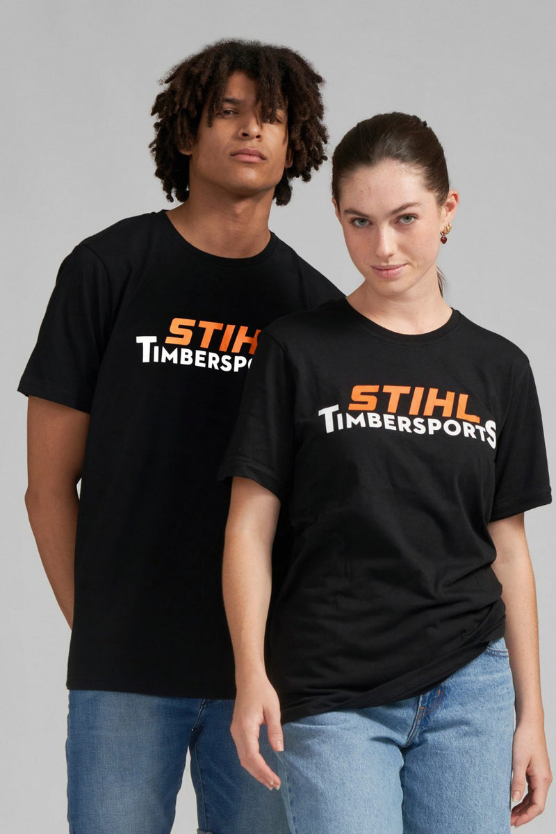 STIHL Timbersports Logo Black T-shirt - 0421 300 10