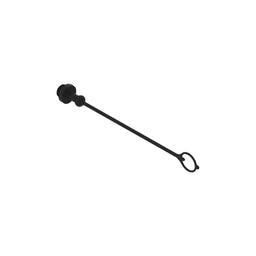 PLUG, PLUG, 1/4  MALE DUST (BLACK)