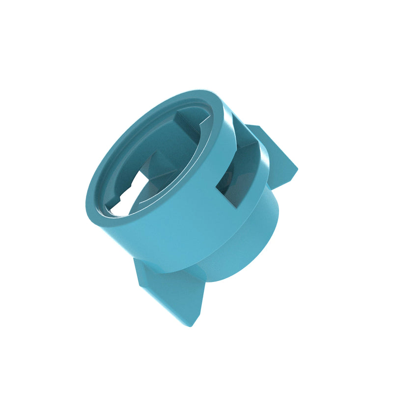 CAP, TEEJET FLAT GROOVE BLUE
