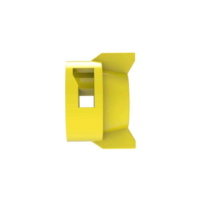 CAP, TEEJET FLAT GROOVE YELLOW