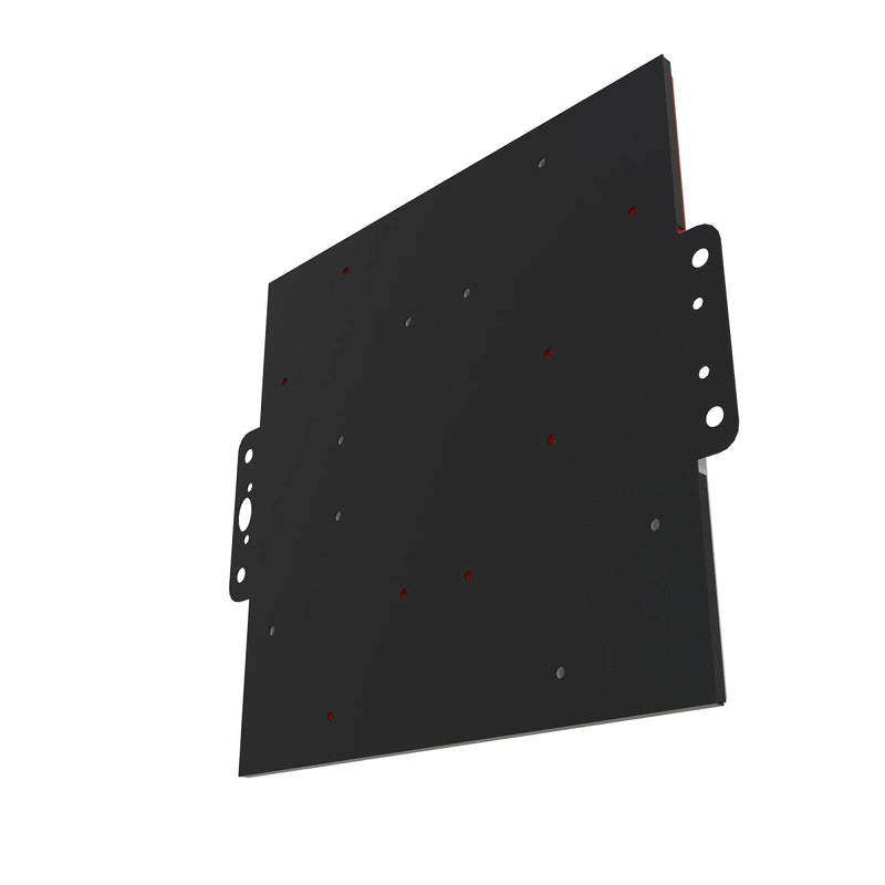 WARNING TABLE RED/WHITE LE ALU