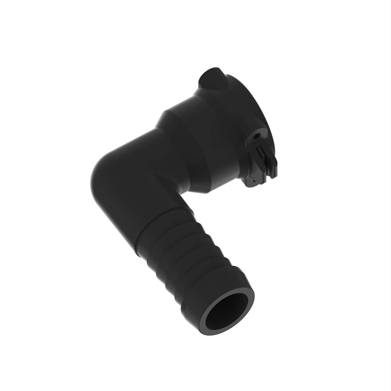 HOSE FITTING, 90'-20 Q.CP.FM WITH L