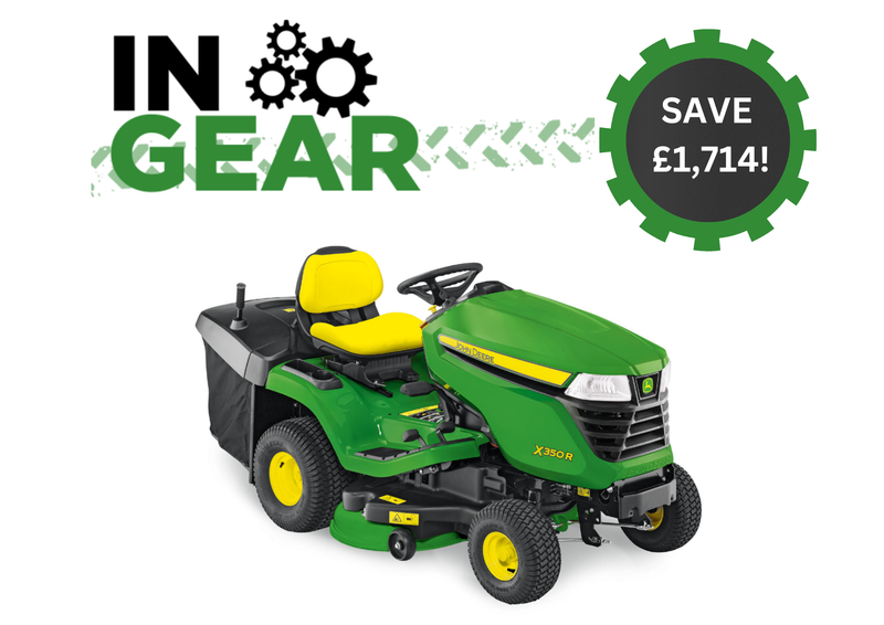 John Deere X350R Rear Collect and Mulching 42