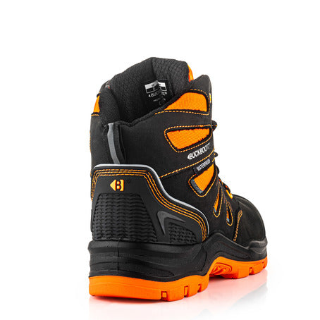 Buckler BuckBootz BVIZ2BKOR Buckviz Lace Boot Black / Hi-Vis Orange