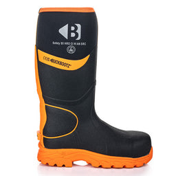 Buckler BuckBootz BBZ8000BKOR Safety Wellington Hi-Vis Orange/ Black