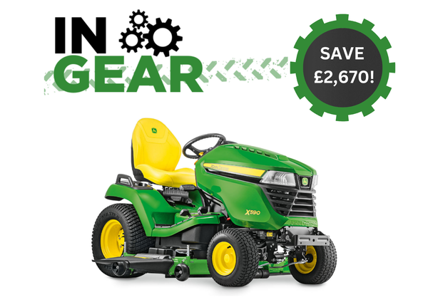 John Deere X590 Ride On Lawn Mower (Power Unit Only)