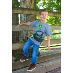 John Deere Kids Grey Gator T-Shirt - MCPB3T523H