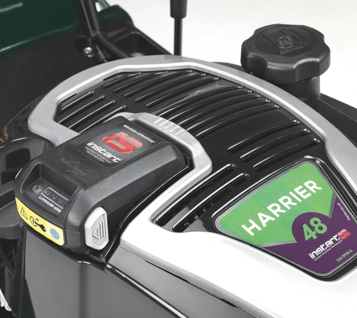 Hayter Harrier 48 Autodrive ES VS InStart Lawnmower