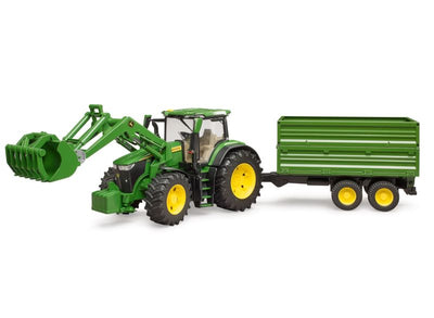 John Deere Bruder 7R 350 with Frontloader & Trailer Model - MCB009828000