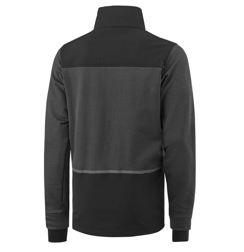 John Deere Optimum Fleece Jacket Black/ Grey - MCS2603700