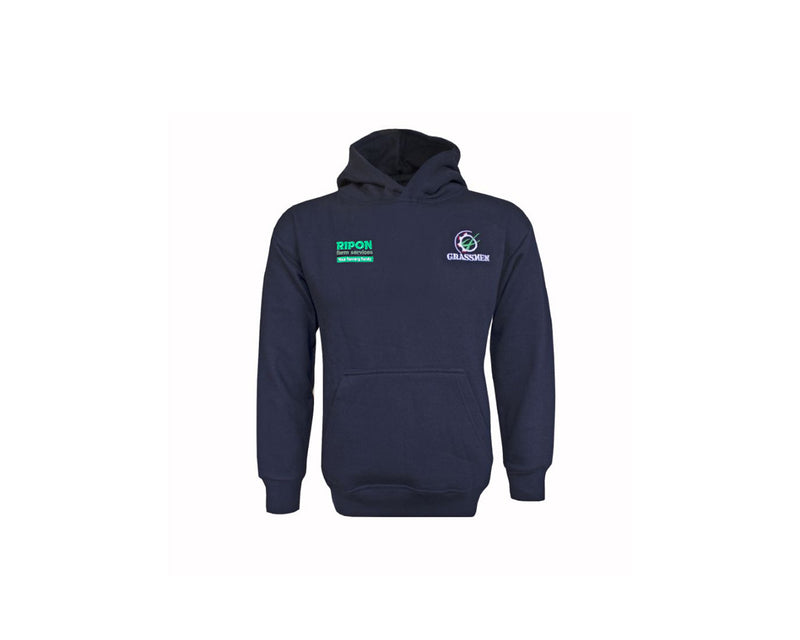 Grassmen x Ripon Farm Services Kids Hoodie Navy