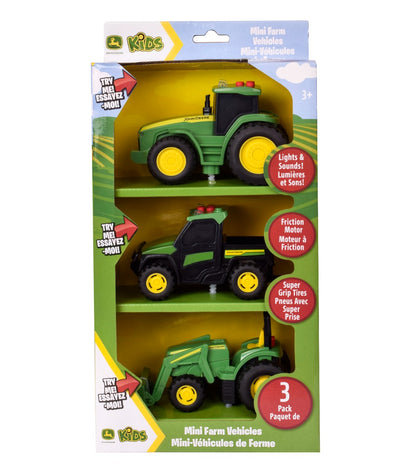 John Deere Lights & Sounds Tractors 3-pack - MCELX4703740