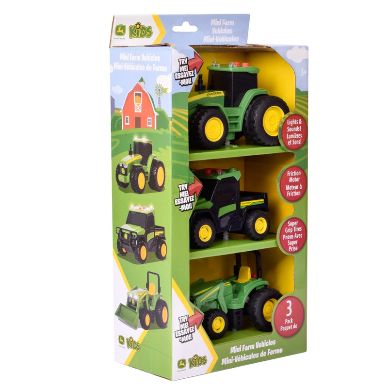 John Deere Lights & Sounds Tractors 3-pack - MCELX4703740