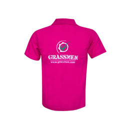 Grassmen x Ripon Farm Services Polo Pink