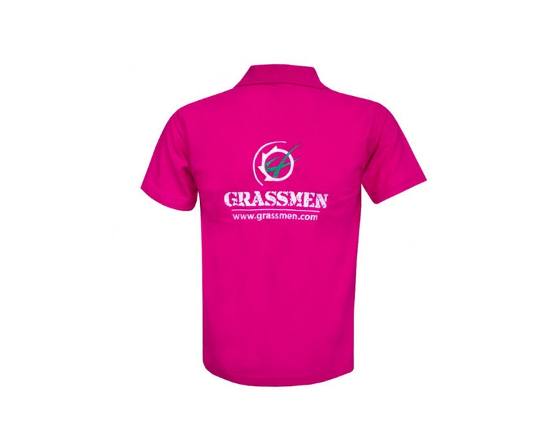 Grassmen x Ripon Farm Services Polo Pink