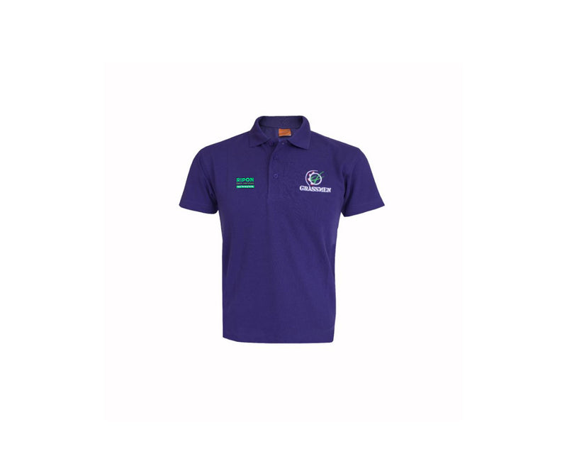 Grassmen x Ripon Farm Services Kids Polo Purple