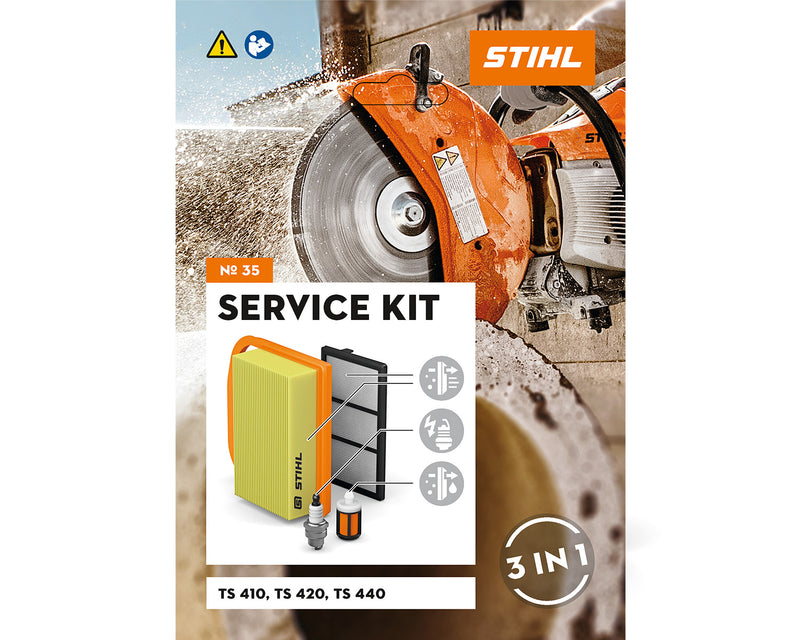 Stihl cut off saw service kit 35 contents