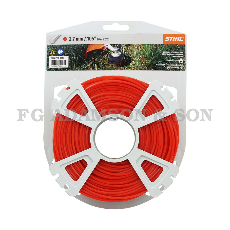 STIHL 2.7mm Pentagonal Strimmer Nylon Line