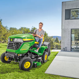 John Deere X350R Rear Collect and Mulching 42