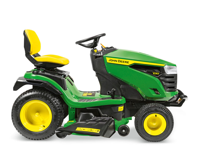 John Deere X167 Side Discharge and Mulching 48