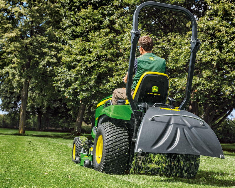 Diesel mowing tractor rear discharge