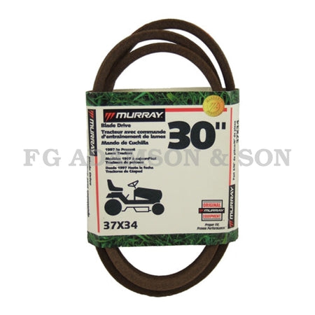 Murray Cutter Deck Belt - 37X34 Lawnmower Belts
